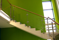 Стеклянные перила для колодезных лестниц в Нижнем Новгороде. Готовые проекты ПерилаГлавСнаб - фото 12