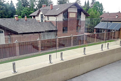 Стеклянные ограждения для улицы в Нижнем Новгороде. Готовые проекты ПерилаГлавСнаб - фото 16