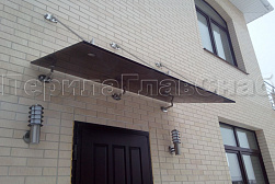 Стеклянные козырьки на вантах в Нижнем Новгороде. Готовые проекты ПерилаГлавСнаб - фото 27