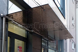 Стеклянные козырьки на вантах в Нижнем Новгороде. Готовые проекты ПерилаГлавСнаб - фото 31