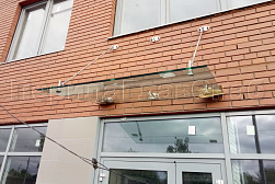 Стеклянные козырьки на вантах в Нижнем Новгороде. Готовые проекты ПерилаГлавСнаб - фото 7