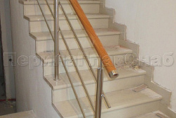 Хромированные перила в Нижнем Новгороде. Готовые проекты ПерилаГлавСнаб - фото 5