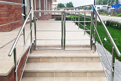 Ограждение лестницы от детей в Нижнем Новгороде. Готовые проекты ПерилаГлавСнаб - фото 9
