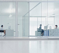 Стеклянные прозрачные перегородки в офис премиум в Нижнем Новгороде. Готовые проекты ПерилаГлавСнаб - фото 1