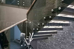 Стеклянные перила для колодезных лестниц в Нижнем Новгороде. Готовые проекты ПерилаГлавСнаб - фото 6