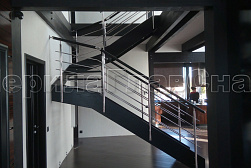 Перила для лестниц из металла в Нижнем Новгороде. Готовые проекты ПерилаГлавСнаб - фото 8