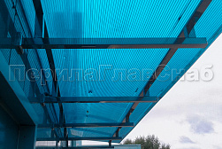 Консольные козырьки и навесы в Нижнем Новгороде. Готовые проекты ПерилаГлавСнаб - фото 5