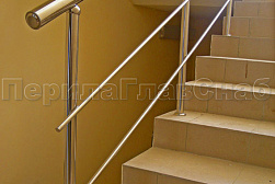 Перила и ограждения из нержавеющей стали с двумя ригелями в Нижнем Новгороде. Готовые проекты ПерилаГлавСнаб - фото 9