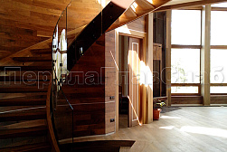 Стеклянные перила для винтовых лестниц в Нижнем Новгороде. Готовые проекты ПерилаГлавСнаб - фото 17