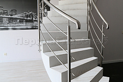 Перила для лестниц из металла в Нижнем Новгороде. Готовые проекты ПерилаГлавСнаб - фото 7