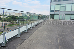 Цельностеклянные ограждения для крыш в Нижнем Новгороде. Готовые проекты ПерилаГлавСнаб - фото 14