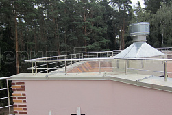 Ограждения для кровли из нержавеющей стали в Нижнем Новгороде. Готовые проекты ПерилаГлавСнаб - фото 4