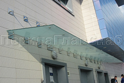 Стеклянные козырьки на вантах в Нижнем Новгороде. Готовые проекты ПерилаГлавСнаб - фото 15