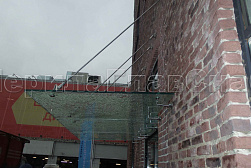 Стеклянные козырьки на вантах в Нижнем Новгороде. Готовые проекты ПерилаГлавСнаб - фото 21