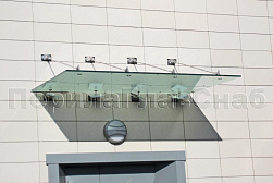 Стеклянные козырьки на вантах в Нижнем Новгороде. Готовые проекты ПерилаГлавСнаб - фото 29