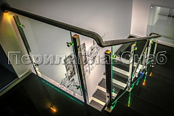 Поручни, перила и ограждения с подсветкой в Нижнем Новгороде. Готовые проекты ПерилаГлавСнаб - фото 26