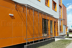 Козырьки и навесы на металлокаркасе в Нижнем Новгороде. Готовые проекты ПерилаГлавСнаб - фото 15