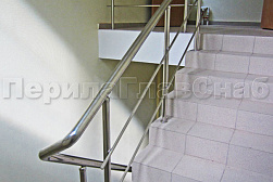 Перила и ограждения из нержавеющей стали с двумя ригелями в Нижнем Новгороде. Готовые проекты ПерилаГлавСнаб - фото 15
