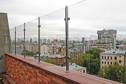 Ограждения из нержавейки со стеклом в Нижнем Новгороде. Готовые проекты ПерилаГлавСнаб - фото 8