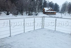 Перила и ограждения для террас в Нижнем Новгороде. Готовые проекты ПерилаГлавСнаб - фото 17