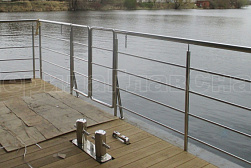 Ограждение лестницы от детей в Нижнем Новгороде. Готовые проекты ПерилаГлавСнаб - фото 8