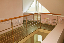 Ограждения из нержавеющей стали с тремя ригелями в Нижнем Новгороде. Готовые проекты ПерилаГлавСнаб - фото 13