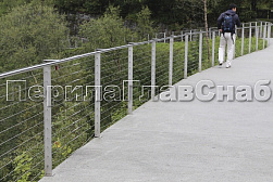 Тросовые ограждения в Нижнем Новгороде. Готовые проекты ПерилаГлавСнаб - фото 5