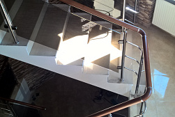 Ограждения лестничных маршей в Нижнем Новгороде. Готовые проекты ПерилаГлавСнаб - фото 29