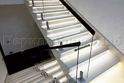 Поручни, перила и ограждения с подсветкой в Нижнем Новгороде. Готовые проекты ПерилаГлавСнаб - фото 5