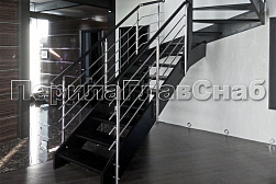 Четырёх и многоригельные перила и ограждения в Нижнем Новгороде. Готовые проекты ПерилаГлавСнаб - фото 2