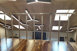 Ограждения и перила без ригелей из нержавеющей стали (без заполнения) в Нижнем Новгороде. Готовые проекты ПерилаГлавСнаб - фото 13