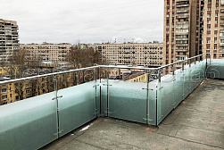 Цельностеклянные ограждения для крыш в Нижнем Новгороде. Готовые проекты ПерилаГлавСнаб - фото 21