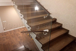 Перила и ограждения из нержавейки и дерева в Нижнем Новгороде. Готовые проекты ПерилаГлавСнаб - фото 17