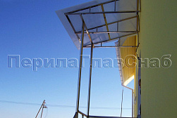 Козырьки и навесы на металлокаркасе в Нижнем Новгороде. Готовые проекты ПерилаГлавСнаб - фото 22