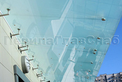 Стеклянные козырьки на вантах в Нижнем Новгороде. Готовые проекты ПерилаГлавСнаб - фото 28