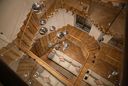 Стеклянные перила для винтовых лестниц в Нижнем Новгороде. Готовые проекты ПерилаГлавСнаб - фото 3