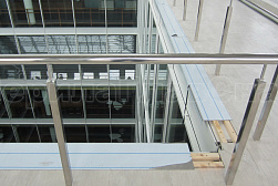 Ограждения и перила без ригелей из нержавеющей стали (без заполнения) в Нижнем Новгороде. Готовые проекты ПерилаГлавСнаб - фото 5