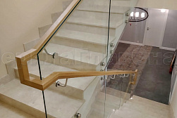 Перила и ограждения из нержавейки и дерева в Нижнем Новгороде. Готовые проекты ПерилаГлавСнаб - фото 7