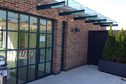 Консольные козырьки и навесы в Нижнем Новгороде. Готовые проекты ПерилаГлавСнаб - фото 13