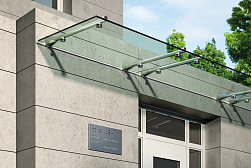 Консольные козырьки и навесы в Нижнем Новгороде. Готовые проекты ПерилаГлавСнаб - фото 8