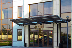 Консольные козырьки и навесы в Нижнем Новгороде. Готовые проекты ПерилаГлавСнаб - фото 11