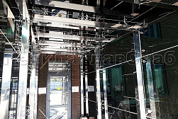 Стеклянные козырьки на спайдерах в Нижнем Новгороде. Готовые проекты ПерилаГлавСнаб - фото 3