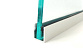 П-образный профиль 20 мм нижний, алюминиевый анодированный, длина 3000 мм т22 AL 