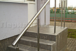 Ограждения и перила без ригелей из нержавеющей стали (без заполнения) в Нижнем Новгороде. Готовые проекты ПерилаГлавСнаб - фото 14