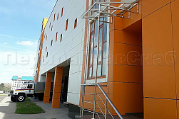 Козырьки и навесы на металлокаркасе в Нижнем Новгороде. Готовые проекты ПерилаГлавСнаб - фото 12