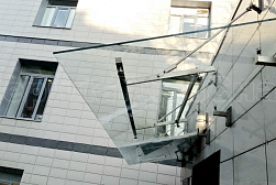 Козырьки и навесы на металлокаркасе в Нижнем Новгороде. Готовые проекты ПерилаГлавСнаб - фото 9