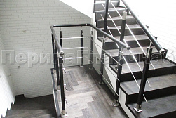 Перила и ограждения из нержавейки и дерева в Нижнем Новгороде. Готовые проекты ПерилаГлавСнаб - фото 5