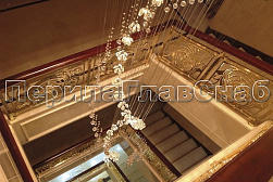 Латунные перила под золото в Нижнем Новгороде. Готовые проекты ПерилаГлавСнаб - фото 15