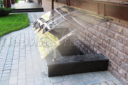 Козырьки и навесы на металлокаркасе в Нижнем Новгороде. Готовые проекты ПерилаГлавСнаб - фото 6