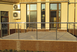 Ограждения и перила без ригелей из нержавеющей стали (без заполнения) в Нижнем Новгороде. Готовые проекты ПерилаГлавСнаб - фото 10